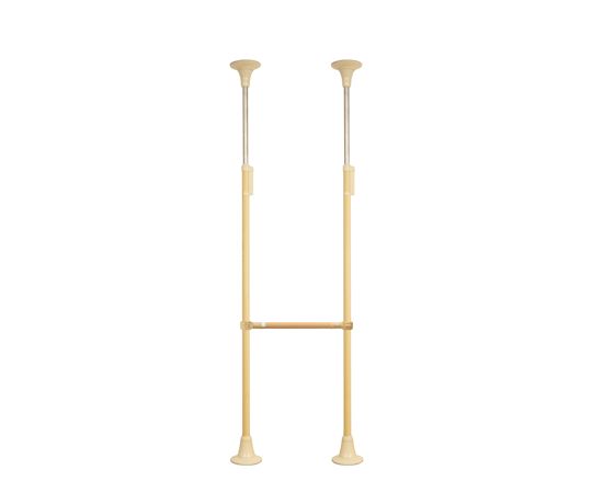 DIPPERホクメイ ベスポジBPZ 丸ベース レギュラーH型 伸縮 固定600-900 セット BPZ-H2500-10 1個（ご注文単位1個）【直送品】