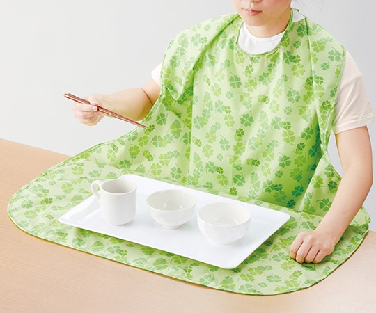 オオサキメディカル PH食事用エプロン STグリーン 73746 1パック（ご注文単位1パック）【直送品】