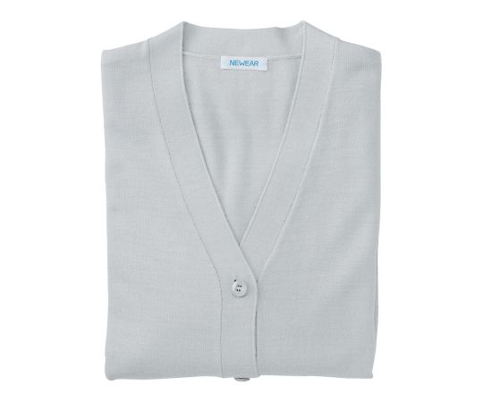 ヤギコーポレーション レディースカーディガン グレイ M NW1045-19 M 1枚(ご注文単位1枚)【直送品】