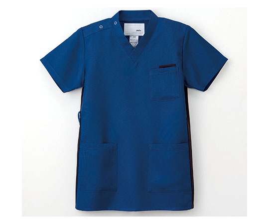 ナガイレーベン ウェア (スクラブ男女兼用) ロイヤルブルー/S RT-5062 1枚(ご注文単位1枚)【直送品】