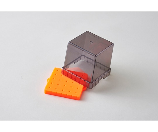 プレミアムプラスジャパン シリコンバースタンド25孔 ラージカバー オレンジ FC-0494O 1個（ご注文単位1個）【直送品】