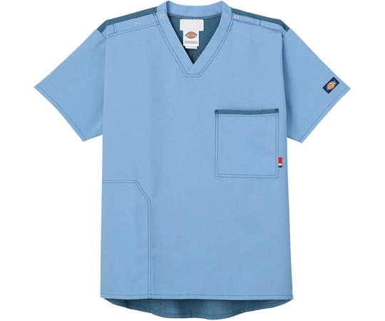 フォーク スクラブ ライトデニム×ミドルインディゴ LL CK704-2 1枚(ご注文単位1枚)【直送品】