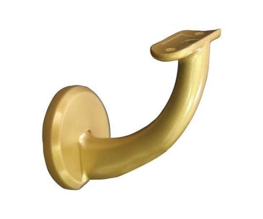 アズワン φ35mm 手すり用壁受ブラケット（ゴールド） EA951EL-258 1個（ご注文単位1個）【直送品】