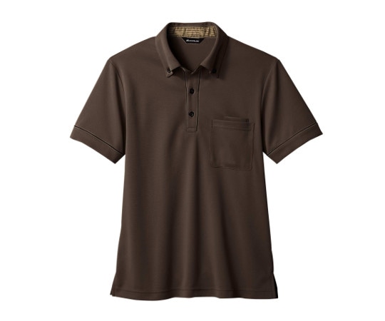 住商モンブラン ニットシャツ 兼用 半袖 ブラウン/ブラウン 3L 32-5008 1枚(ご注文単位1枚)【直送品】