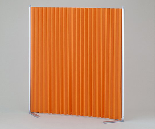 アズワン クロスパーテーション オレンジ（消臭タイプ） KP-1DN 1枚（ご注文単位1枚）【直送品】