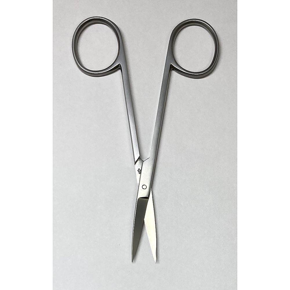 ルマン 眼科剪刀 直 11.5cm 左利き用 1本(ご注文単位1本)【直送品】