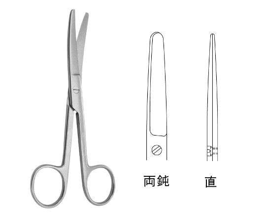 ジェイ・シー・ティ 外科剪刀 スタンダード JA04-0301 1個(ご注文単位1個)【直送品】