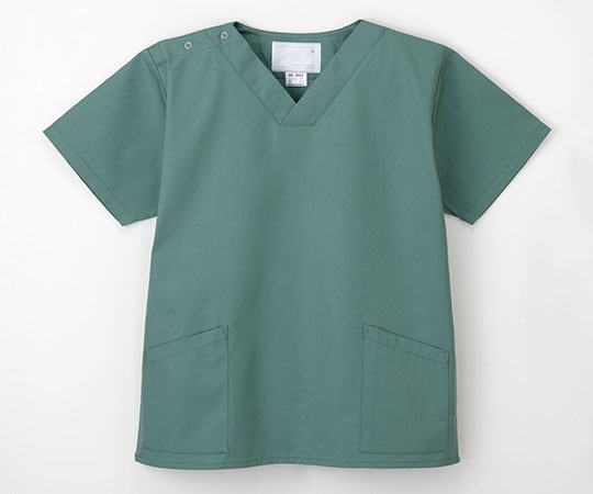 ナガイレーベン 男女兼用上衣 グリーン BL NR8602 1枚（ご注文単位1枚）【直送品】