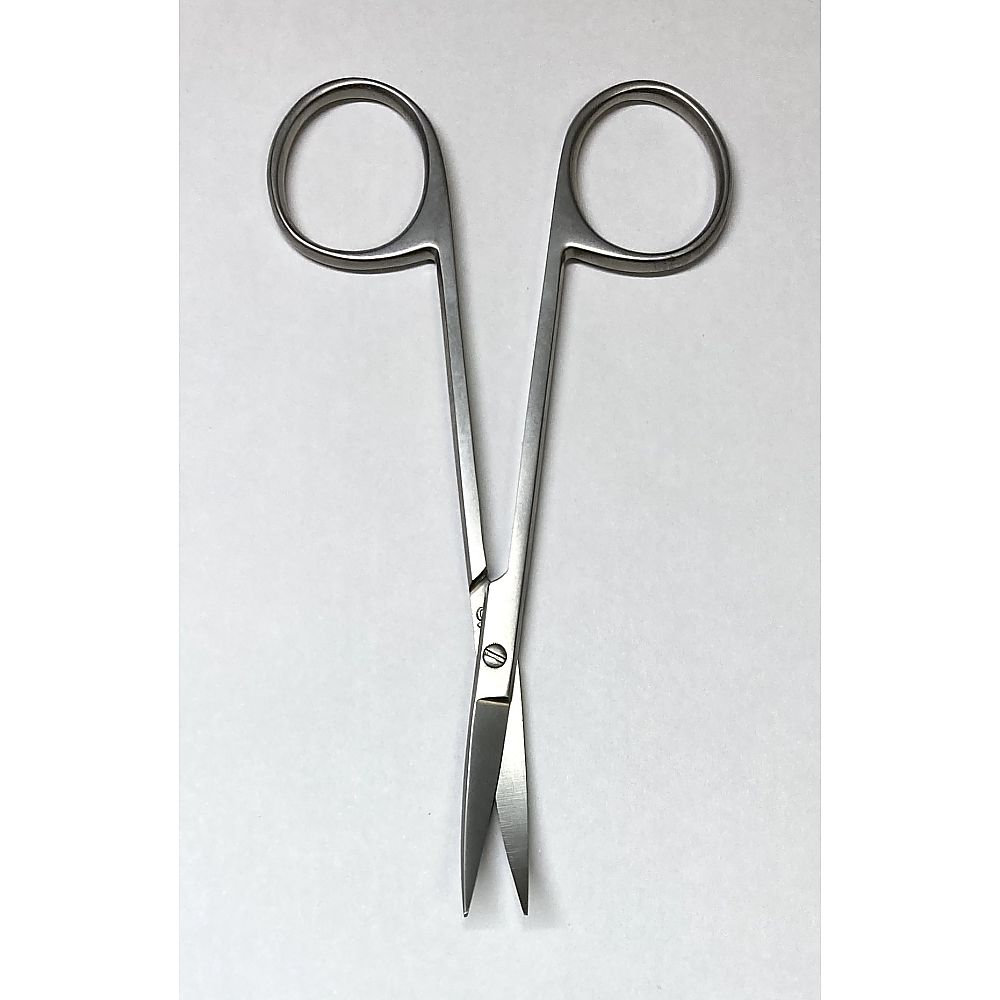 ルマン 眼科剪刀 反 11.5cm 左利き用 1本(ご注文単位1本)【直送品】