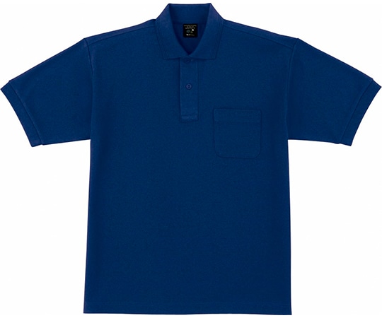 WHISEL（自重堂） 半袖ポロシャツ ネービー L 47614 1枚（ご注文単位1枚）【直送品】