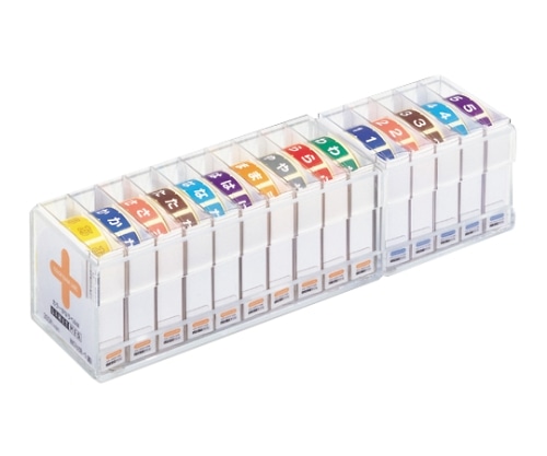 LIHITLAB カラーかなラベル M（ロールタイプ） 込 HK763R込 1組（15箱入） HK763R-コミ 1組（ご注文単位1組）【直送品】