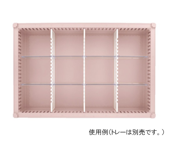 サカセ 仕切板Aセット トレー64-10タイプ（深さ10cm）用 帯電防止タイプ PD10-Aセット 1セット（ご注文単位1セット）【直送品】