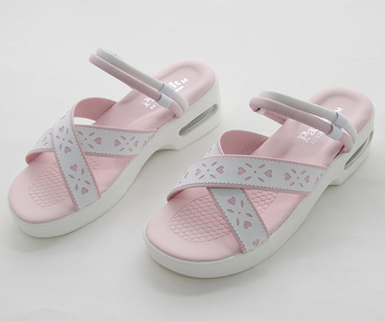 キクスイーサンダル ハートクロスベルトエアーソールサンダル ピンク L(23.5~24.0cm) 16113 1足(ご注文単位1足)【直送品】