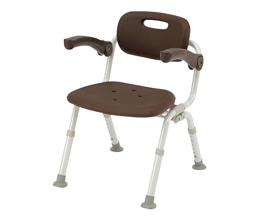 パナソニックエイジフリー シャワーチェアミドルSPおりたたみN（ユクリア） ワンタッチ開閉 あり モカブラウン PN-L41821BR 1台（ご注文単位1台）【直送品】