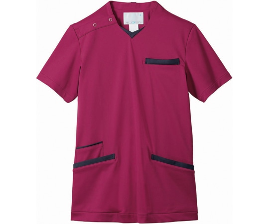 住商モンブラン スクラブ 兼用半袖バーガンディ/ネイビー S 72-1388 S 1枚（ご注文単位1枚）【直送品】