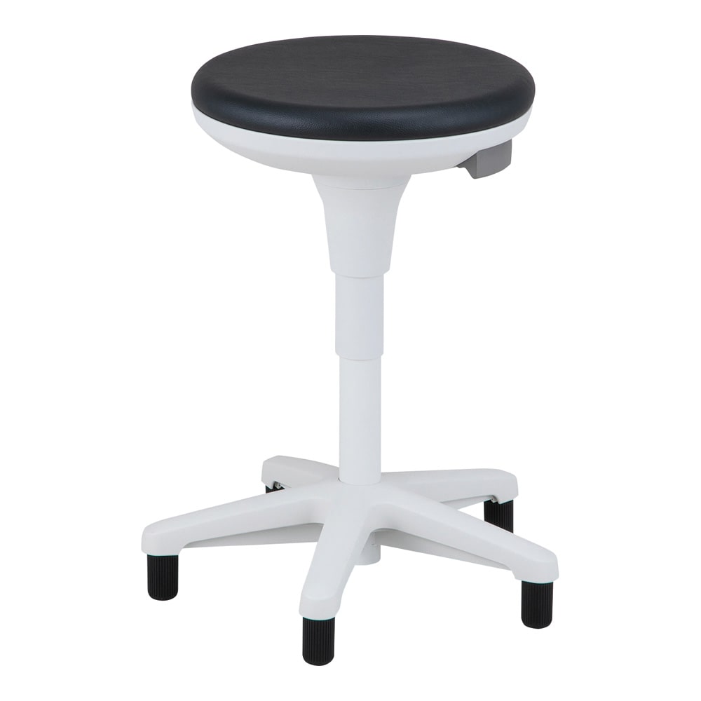 ナビス(アズワン) サスティナブルセレクチェア(ハイチェアー)ブラック NVH-BLK 1個(ご注文単位1個)【直送品】