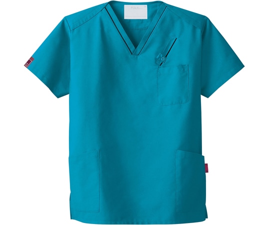 フォーク スクラブ ターコイズ 4L 7003SC-11 1枚（ご注文単位1枚）【直送品】