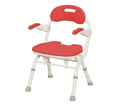 アロン化成 折りたたみシャワーベンチ (FSフィット) レッド 536-056 1台(ご注文単位1台)【直送品】