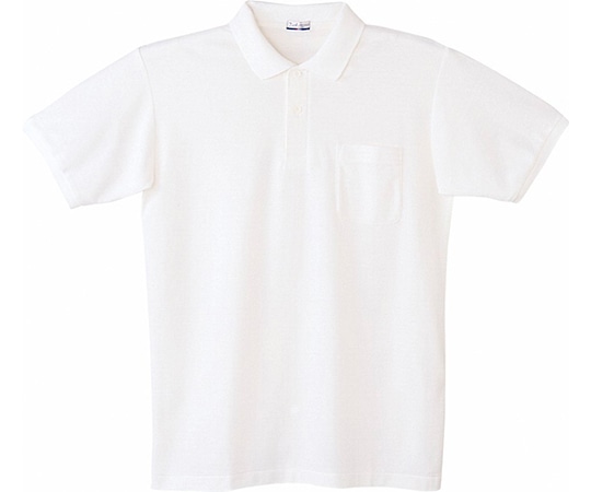 WHISEL(自重堂) 半袖ポロシャツ ホワイト LL 24414 1枚(ご注文単位1枚)【直送品】