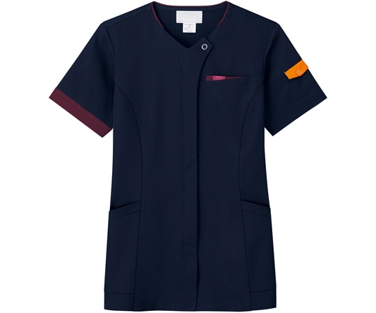 フォーク ジップスクラブR ダークネイビー×バーガンディ 3S 7088SC-16 1枚（ご注文単位1枚）【直送品】