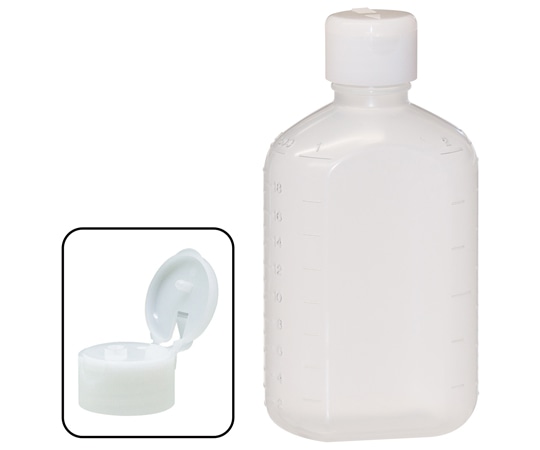 金鵄製作所 小判型投薬瓶 200mL ワンタッチキャップ（ホワイト:白） 100本入 23030-001 1箱（ご注文単位1箱）【直送品】