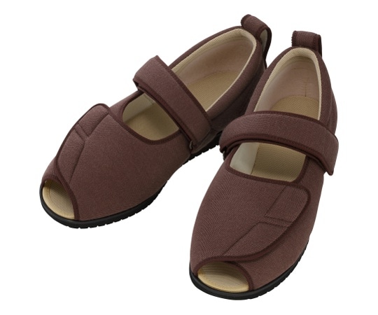 徳武産業 オープンマジックⅡ 9E ブラウン 4L 7018 1足(ご注文単位1足)【直送品】