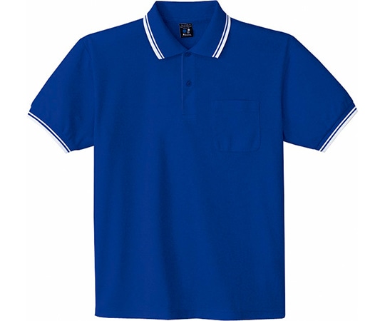 WHISEL（自重堂） 半袖ポロシャツ ロイヤル ブルー M 85274 1枚（ご注文単位1枚）【直送品】