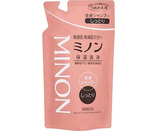 第一三共ヘルスケア ミノン全身シャンプーしっとり詰替え 380mL 300521 1パック（ご注文単位1パック）【直送品】