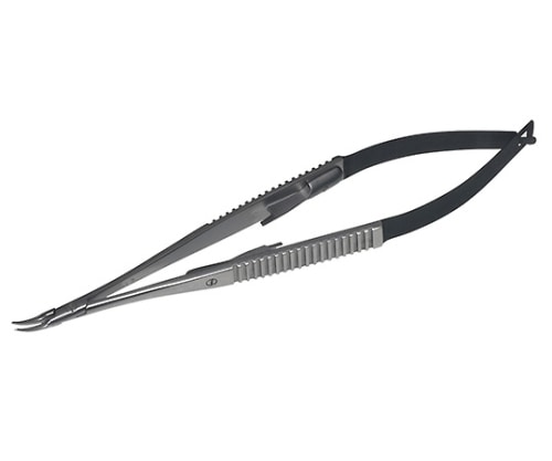 日本フリッツメディコ DDJ カストロヴィエホ ライダー持針器 14cm 直 ロック付 DDJ1030-14 1個（ご注文単位1個）【直送品】