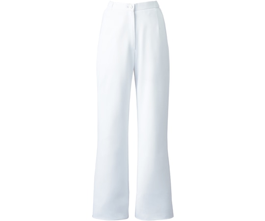 フォーク ストレートパンツ ホワイト EL 2917-1 1枚（ご注文単位1枚）【直送品】