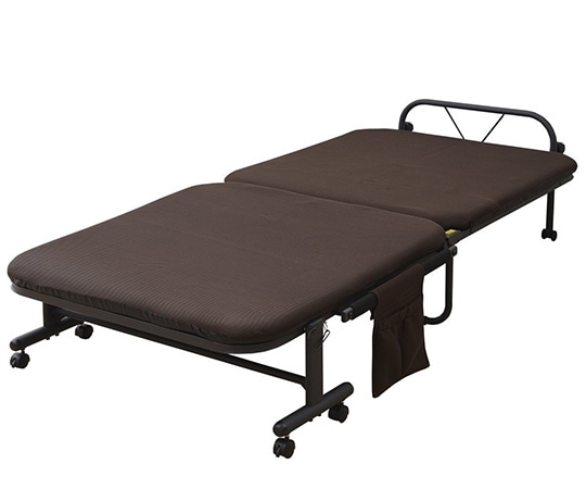 山善（YAMAZEN） 折りたたみベッド シングル ダークブラウン BB-8S（WDB） 1台（ご注文単位1台）【直送品】