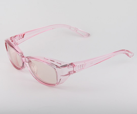 日本光材 薄色レンズのアイケアグラス ピンク J-988BCDF PI 1個(ご注文単位1個)【直送品】