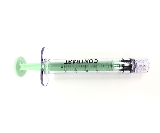 メリットメディカル メダリオンシリンジ 3mL 薄緑 （CONTRAST プリント付き）1箱（25個入） K01-00146 1箱（ご注文単位1箱）【直送品】