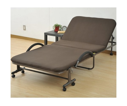 山善（YAMAZEN） 折りたたみベッド シングル ダークオリーブ OBM-60S（DOL）RG 1台（ご注文単位1台）【直送品】