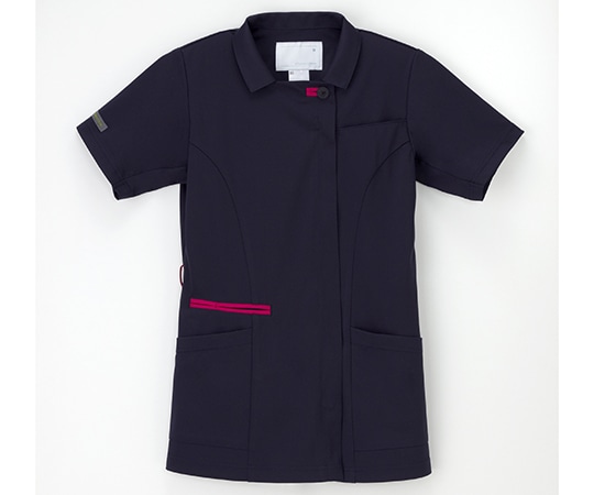 ナガイレーベン チュニック ネイビー+ピンク EL AY-4217 1枚（ご注文単位1枚）【直送品】