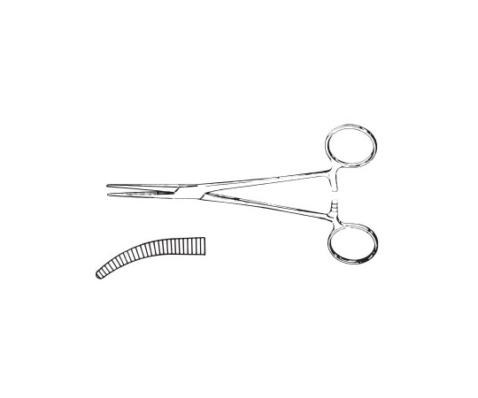 Leprex 小型ペアン止血鉗子 反無鈎 120mm LC-11 1個（ご注文単位1個）【直送品】