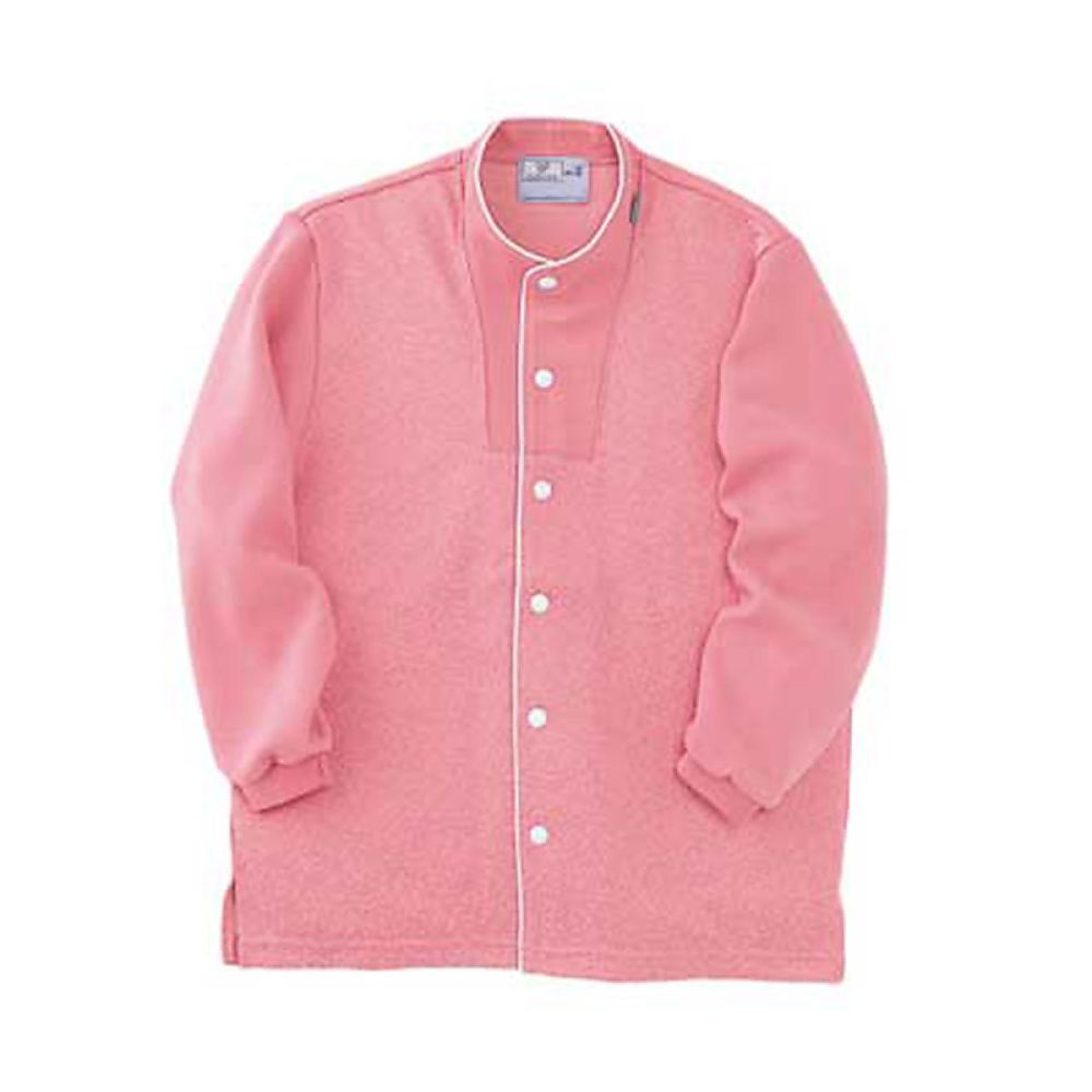 KIRAKU（トンボ） 前開きシャツ ピンク LL（身丈72cm） CR813-14 LL 1枚（ご注文単位1枚）【直送品】