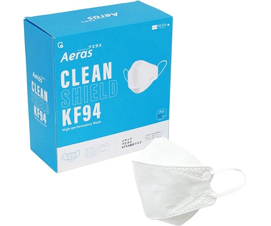 MEDIK（メディク） KF94マスク Aeras 立体3D・大人用 50枚入 MCH-A153-50 1箱（ご注文単位1箱）【直送品】