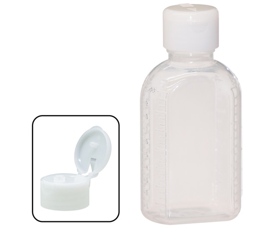 金鵄製作所 小判型投薬瓶100mL ワンタッチキャップ（ホワイト:白） 200本入 23020-001 1箱（ご注文単位1箱）【直送品】