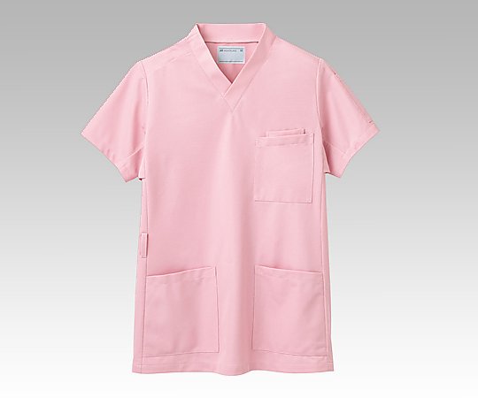 住商モンブラン スクラブ （男女兼用/右肩口スナップボタン） コスモスピンク/3L  72-612 3L 1枚（ご注文単位1枚）【直送品】