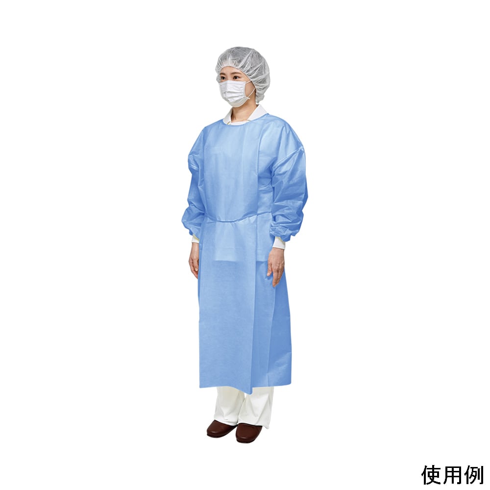 サラヤ アイソレーションガウン ブルー 100枚入 50944 1箱（ご注文単位1箱）【直送品】