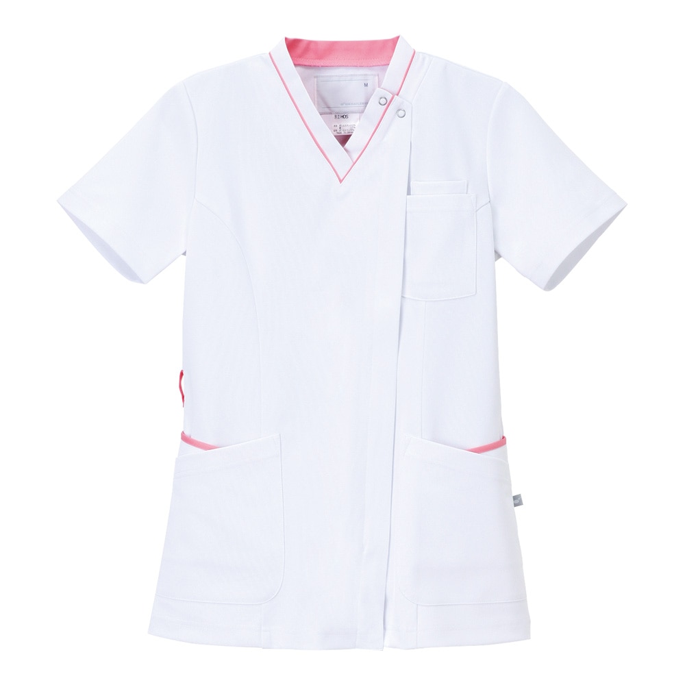 ナガイレーベン スクラブ ピンク M HOS-4952P-M 1枚(ご注文単位1枚)【直送品】