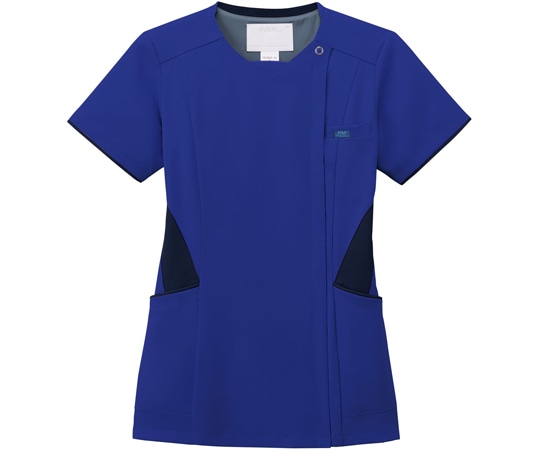 フォーク レディスジップスクラブR ミディアムブルー×ダークネイビ LL 7078SC-7 1枚（ご注文単位1枚）【直送品】