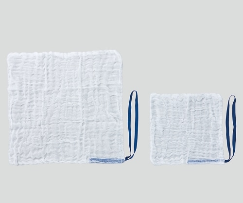 Yamato（大和工場） 紐付きスポンジガーゼ（ワイラップ） 8枚重 1箱（20枚入） 371478 1箱（ご注文単位1箱）【直送品】