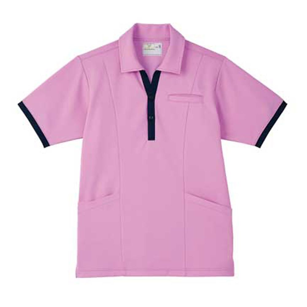 KIRAKU（トンボ） ケアワークシャツ モーベット LL（身丈76cm） CR129-82 LL 1枚（ご注文単位1枚）【直送品】