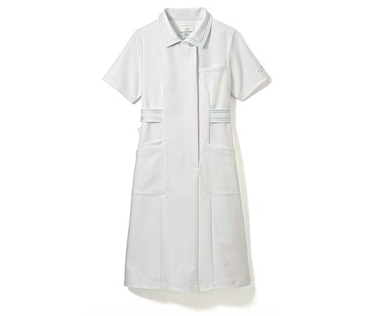 Classico（クラシコ） ラインカラーワンピース ホワイト×ミント LL 6031WMLL000000 1着（ご注文単位1着）【直送品】