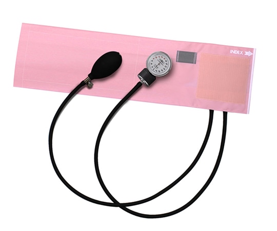 フォーカルコーポレーション アネロイド血圧計 ラテックスフリー ナイロンカフ・ピンク FC-100V NC 1台(ご注文単位1台)【直送品】