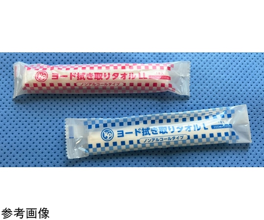 カネモ商事 ヨード拭き取りタオル L 100本×6袋 MZTR11 1ケース（ご注文単位1ケース）【直送品】