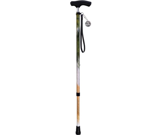 島製作所 ワンダーワーカー伸縮ステッキ メジロ 66-B01 1本（ご注文単位1本）【直送品】