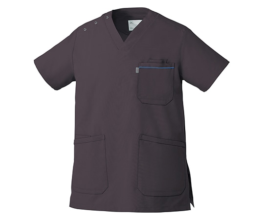 ミズノ（チトセ） 男女兼用スクラブ チャコールグレー M MZ0018A-C90/M 1枚（ご注文単位1枚）【直送品】